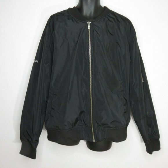 XBox Game Pass XL Black Soft Shell Bomber Jacket Promo Event Issue Quilted - Picture 2 of 7